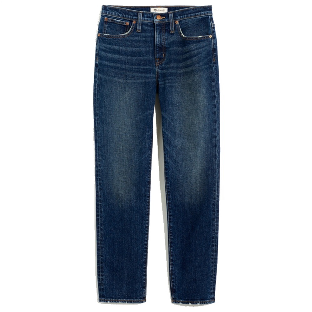 Madewell Tomboy Straight Jean in Chaseley Wash